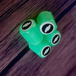 Image of LED Glow-in-the-Dark Valve Caps – Style & Safety for Your Wheels