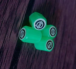 Image of LED Glow-in-the-Dark Valve Caps – Style & Safety for Your Wheels