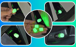 Image of LED Glow-in-the-Dark Valve Caps – Style & Safety for Your Wheels
