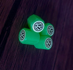 Image of LED Glow-in-the-Dark Valve Caps – Style & Safety for Your Wheels