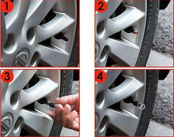 Image of LED Valve Caps – Stylish Wheel Upgrade with Night Visibility