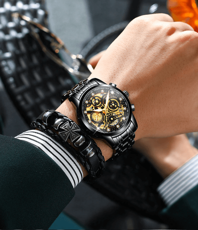 Eclipse Skeleton Men's Watch