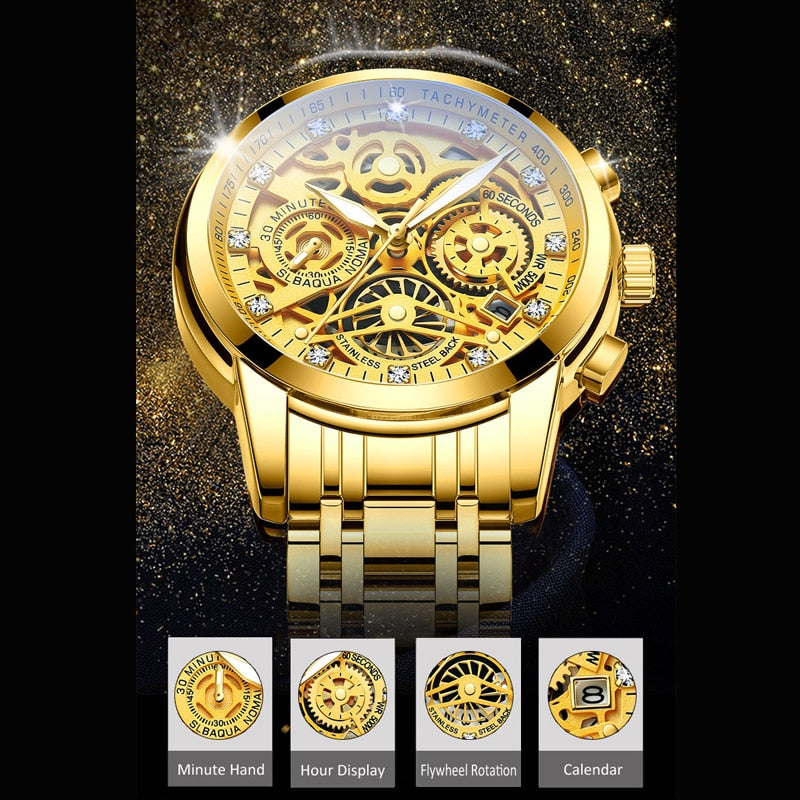 Eclipse Skeleton Men's Watch