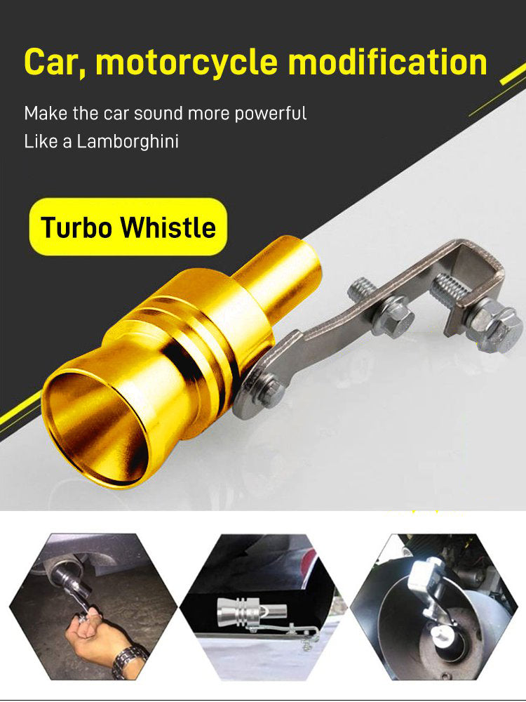 Universal Turbo Whistle Exhaust Sound Simulator – Bold Sporty Engine Sound