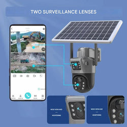 Image of Wireless 4K Security Camera with Solar Panel 4k dual guard