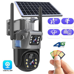 Image of Wireless 4K Security Camera with Solar Panel 4k dual guard