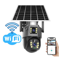 Image of Wireless 4K Security Camera with Solar Panel 4k dual guard