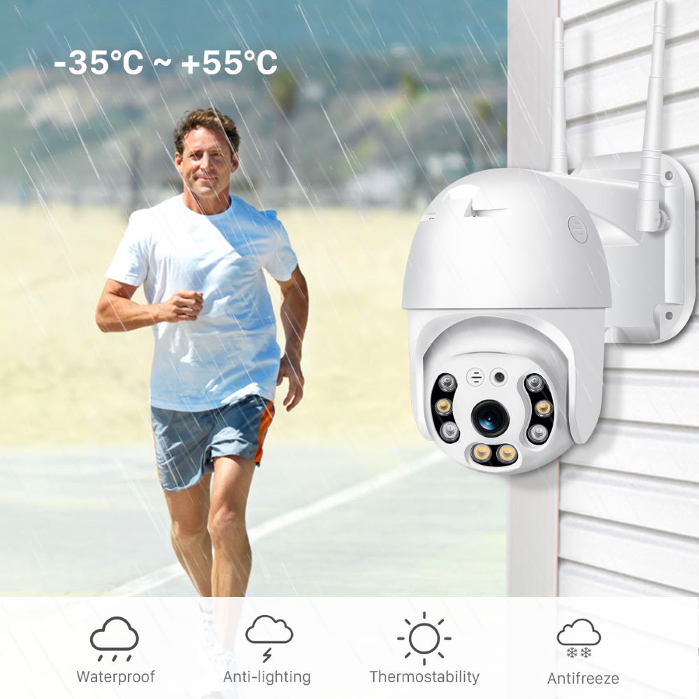 WiFi Security Camera – Full HD, Motion Alerts & Night Vision SecureView 360