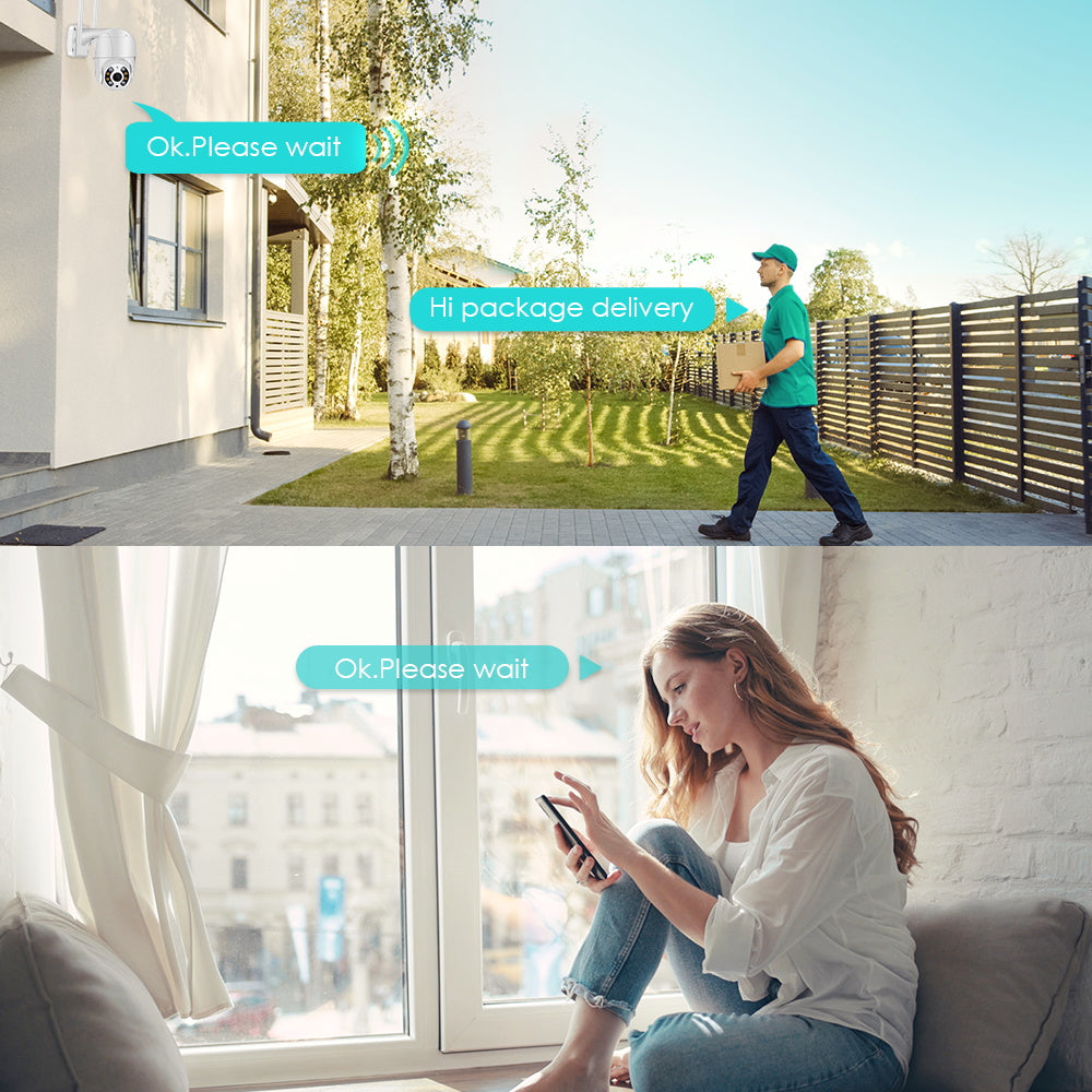 WiFi Security Camera – Full HD, Motion Alerts & Night Vision SecureView 360