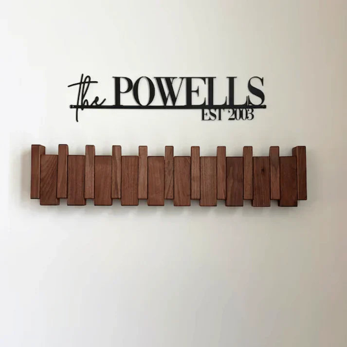 HarmonyCoat Wooden Piano Coat Rack – Elegance Meets Functionality